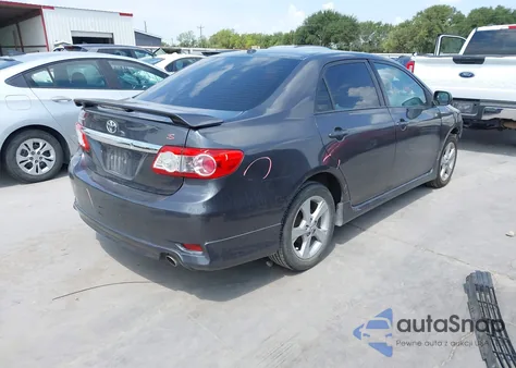 2011 Toyota Corolla S from USA, damaged, VIN 2T1BU4EE9BC690980
